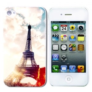 Чехол для iPhone 4/4S Eiffel Tower Photo