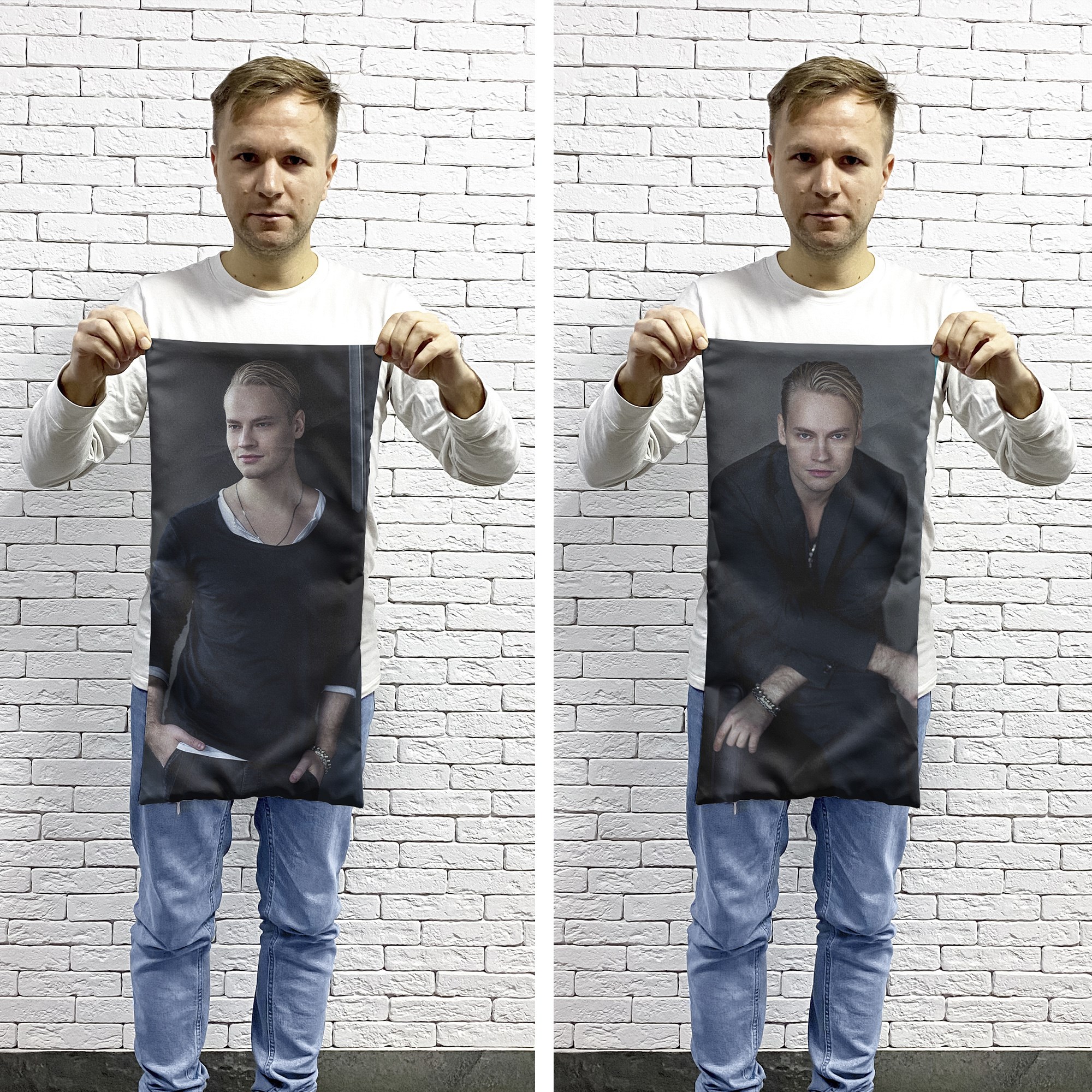 Наволочка с принтом Шаман, 30x60 см
