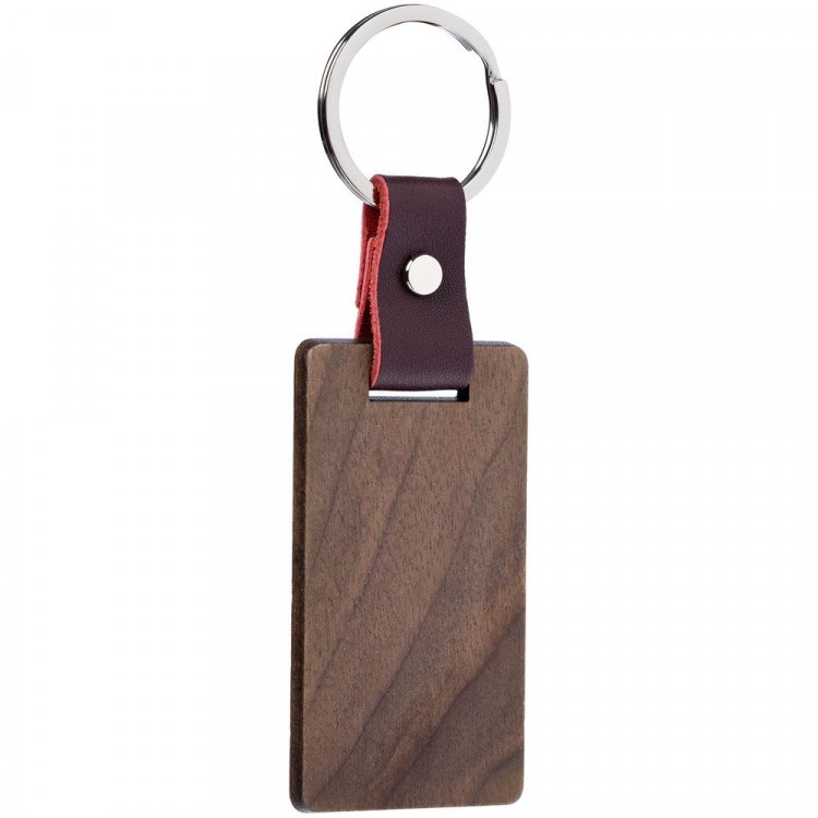 Прямоугольный Брелок Wood Token