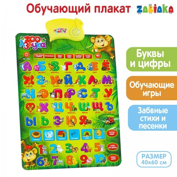 Обучающий плакат Азбука