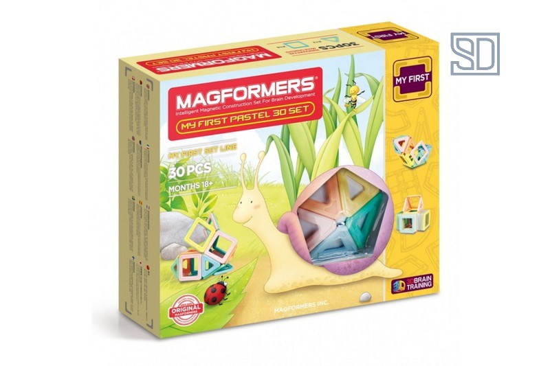 Магнитный конструктор Magformers My First Нежные цвета
