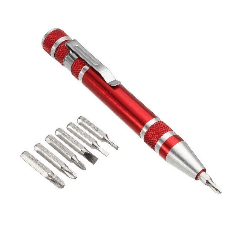 Отвертка в виде ручки 8 в 1 Precision Pocket Screwdriver
