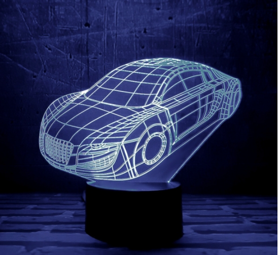 3D светильник «Автомобиль»
