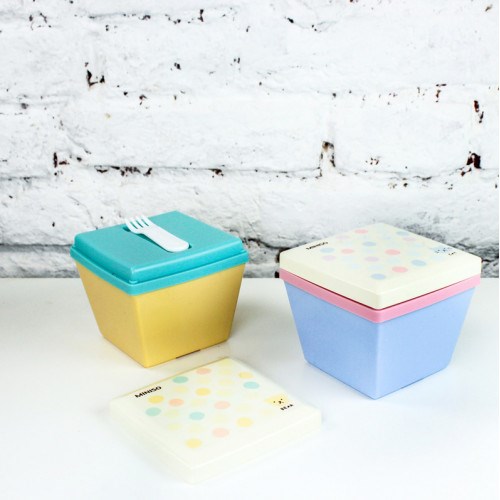 Двухкамерный ланч-бокс Bento Miniso 1200 мл