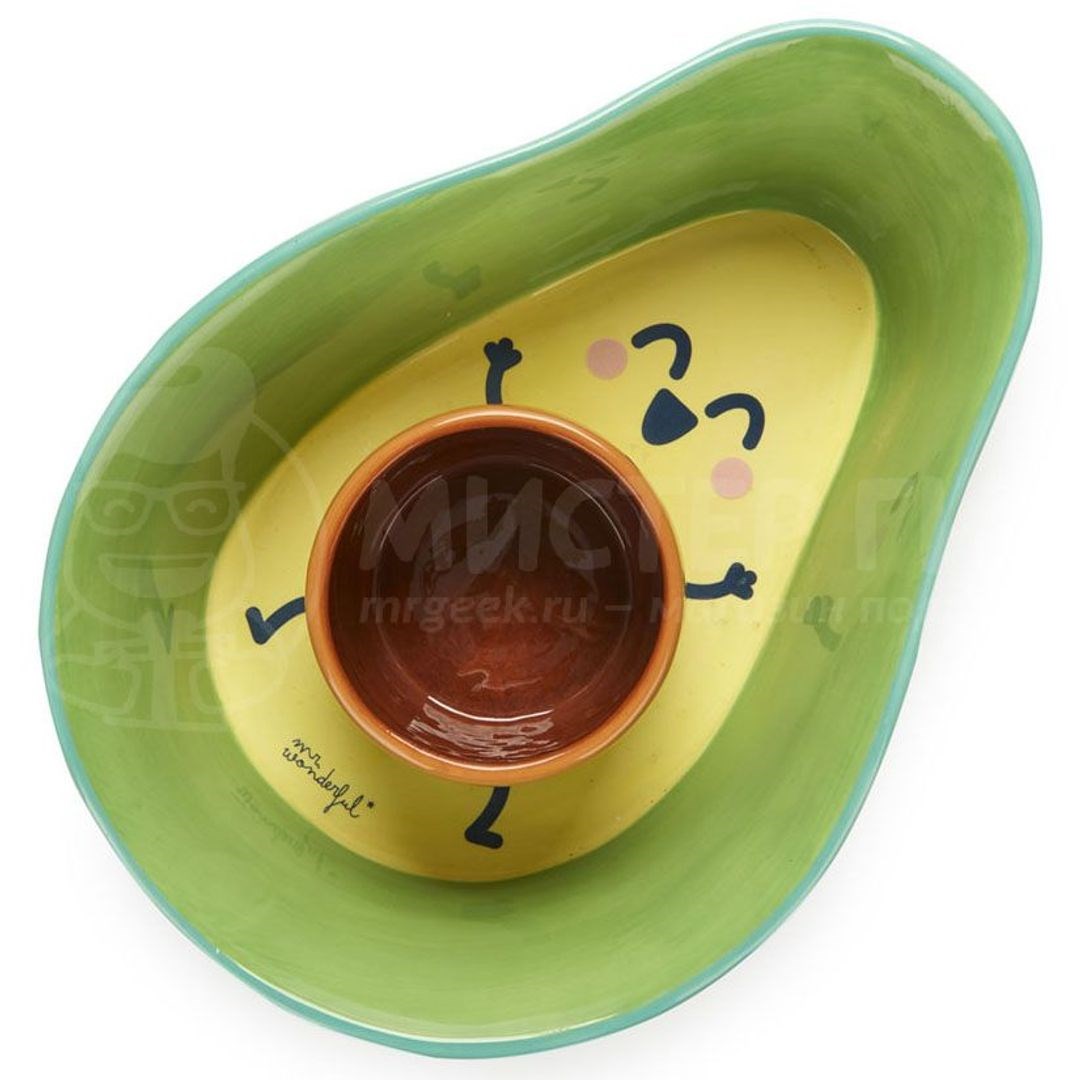 Блюдо для снеков и закусок Avocado