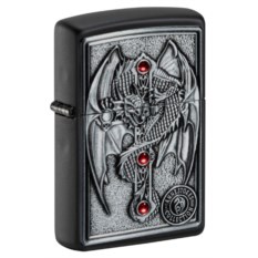 Зажигалка Zippo Winged Dragon Cross 49755 от Энн Стоукс