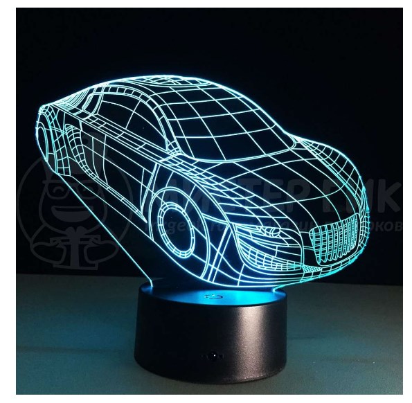 3D Лампа Автомобиль