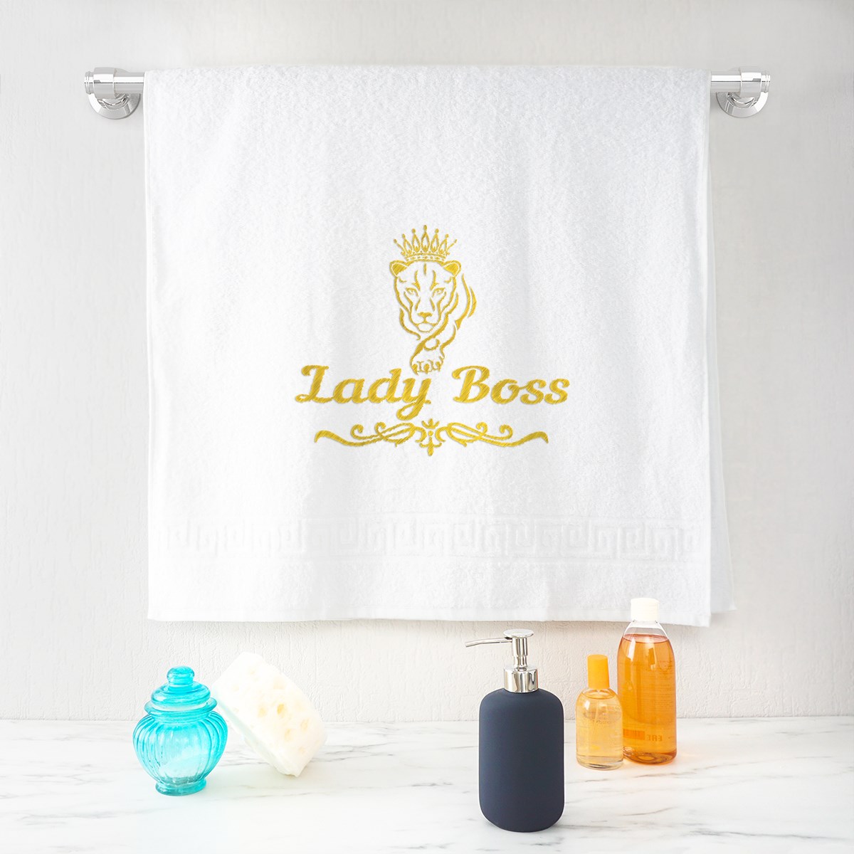 Полотенце LadyBoss (белое)