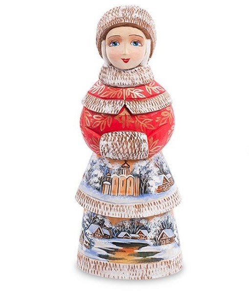 Фигурка Снегурочка с муфтой