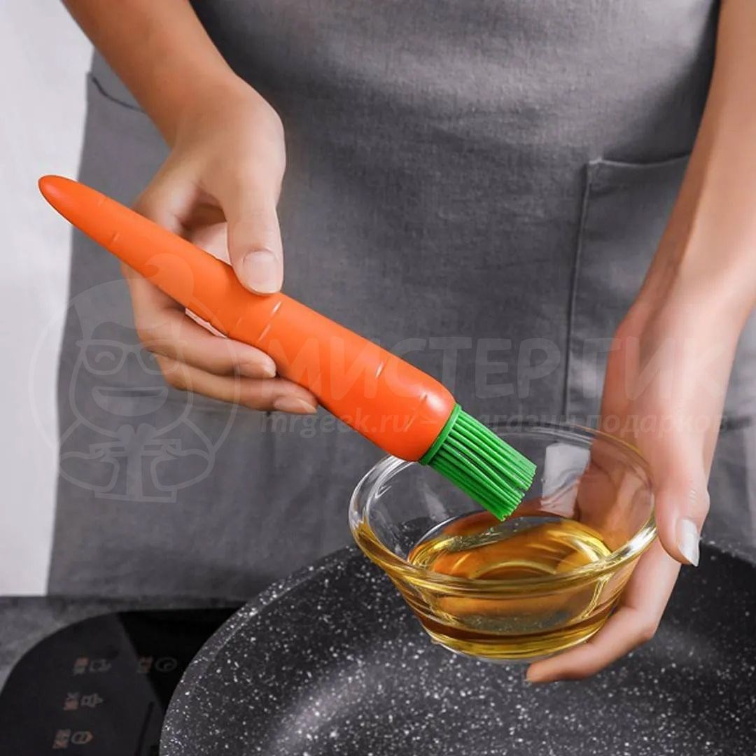 Кисточка для выпечки Морковка