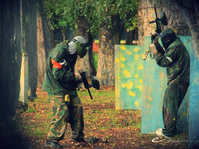 Игра в пейнтбол (8 человек)