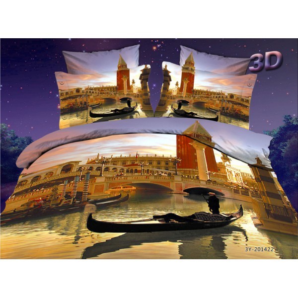 Комплект постельного белья, евро (31/643-3D)