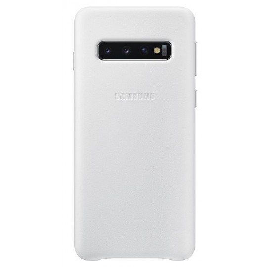 Чехол Samsung Leather Cover Galaxy S10, белый