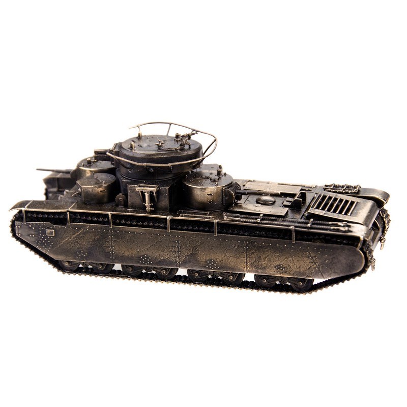 Бронзовая статуэтка Танк Т-35 1:72