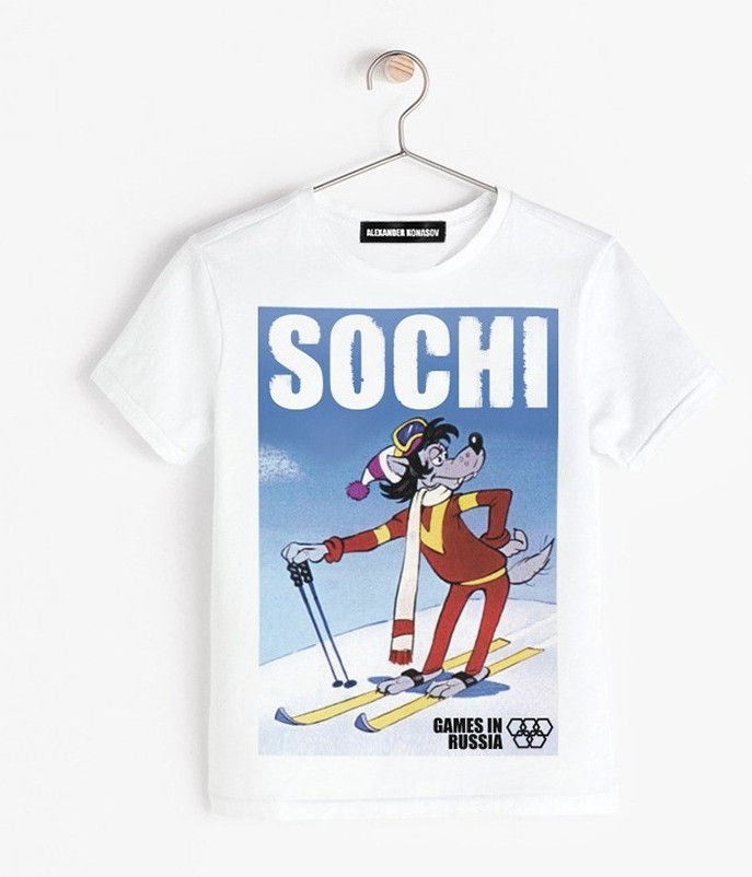 Детская футболка Sochi Volk