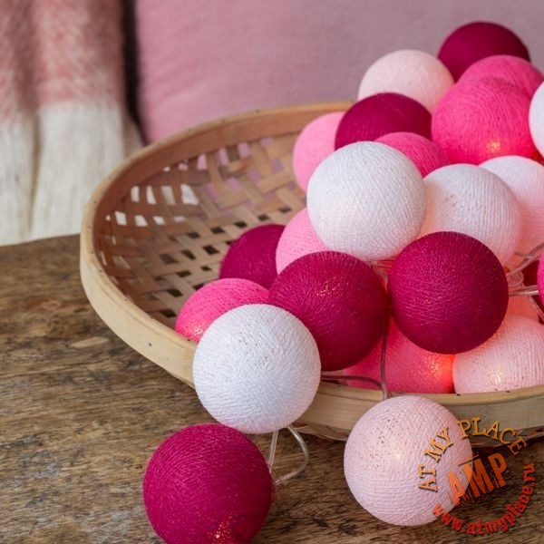 Гирлянда Pink на батарейках