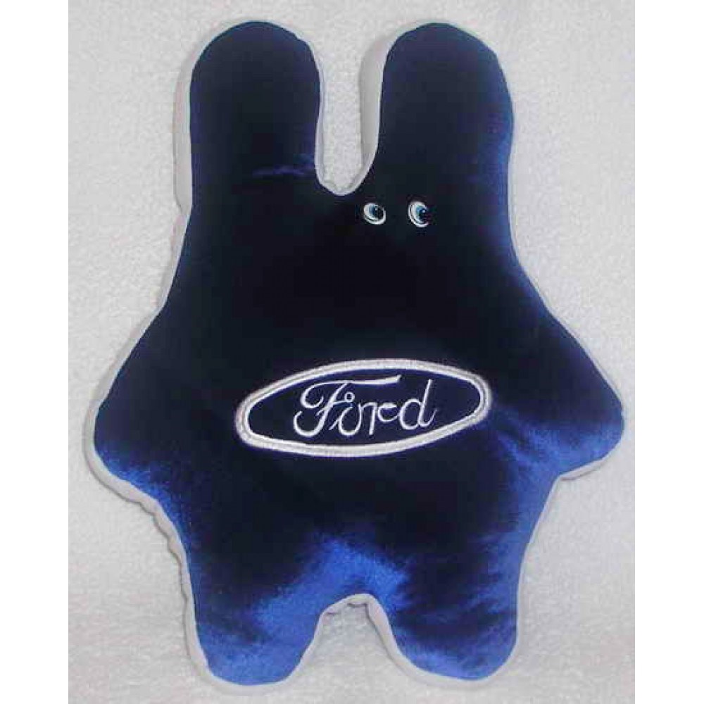 Синяя подушка Ford в форме зайца