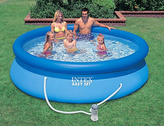 Надувной бассейн INTEX Easy Set Pool с фильтром-насосом