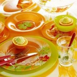 Сервиз столовый LUMINARC Pop Flowers Orange