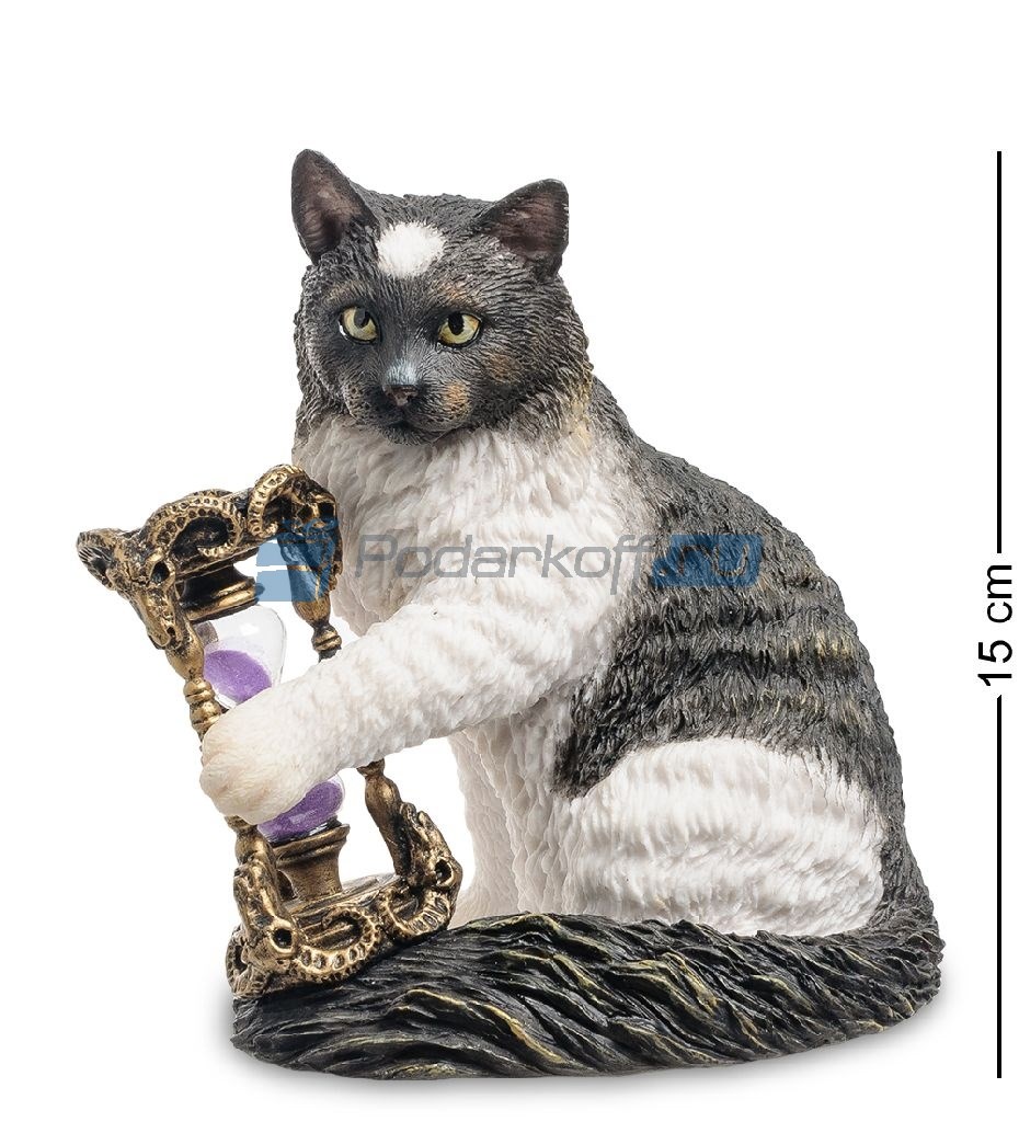 Статуэтка Кошка с песочными часами