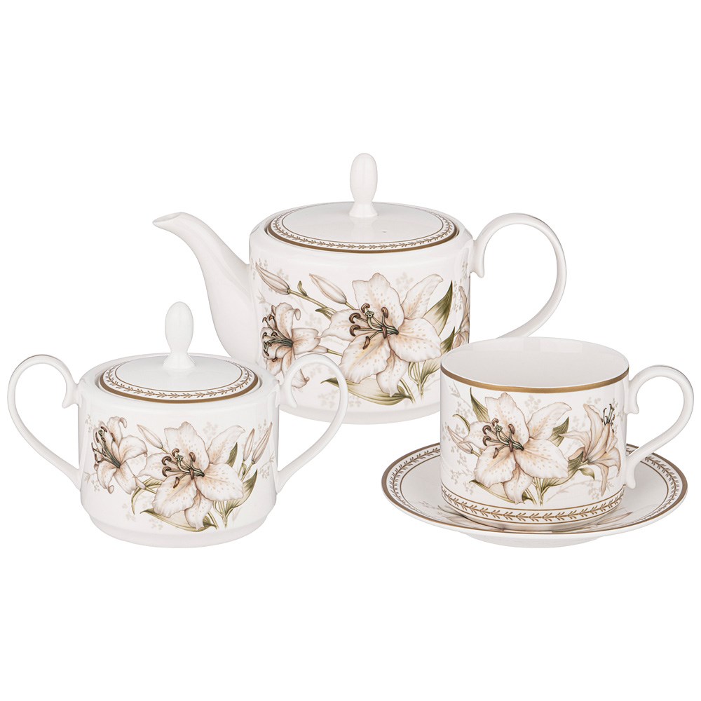 Чайный сервиз Lefard Lilies на 6 персон
