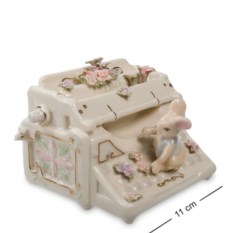 Музыкальная фарфоровая фигурка "Печатная машина" Pavone | Подарки.ру