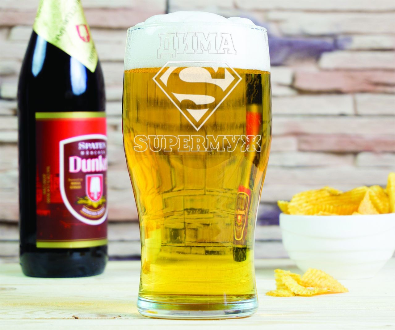 Бокал для пива Super Муж