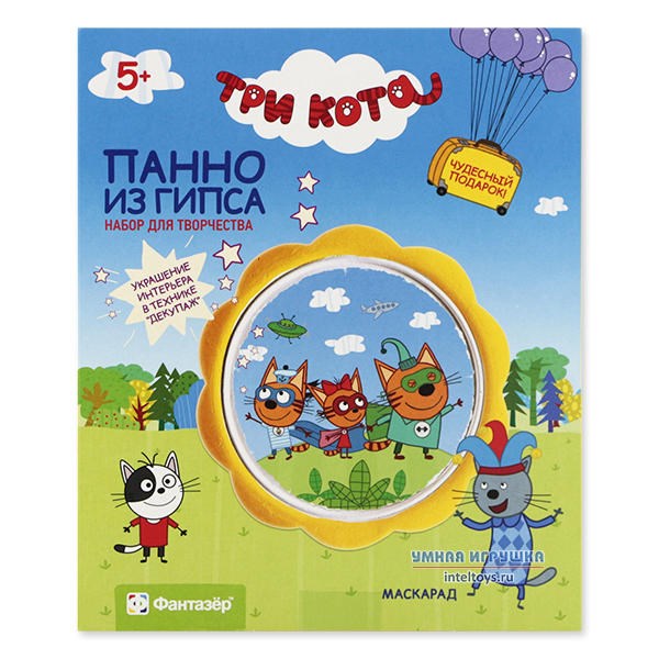 Набор для детского творчества из гипса «Панно – Маскарад»