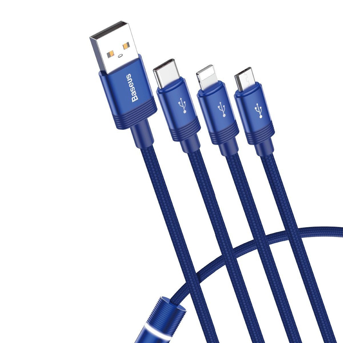 Кабель USB 3в1 Type-C/Lightning/Micro Baseus Data Faction