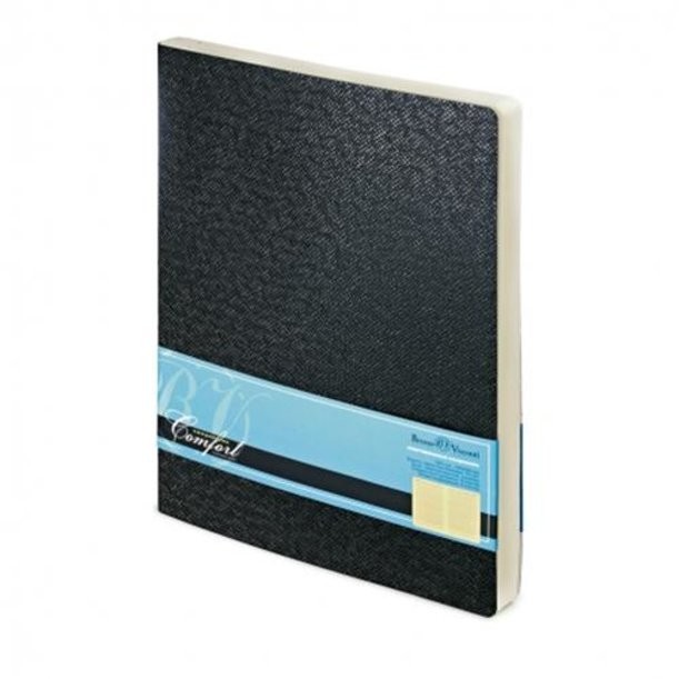 Черный недатированный ежедневник Comfort A4