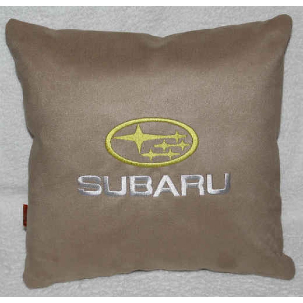 Бежевая подушка Subaru