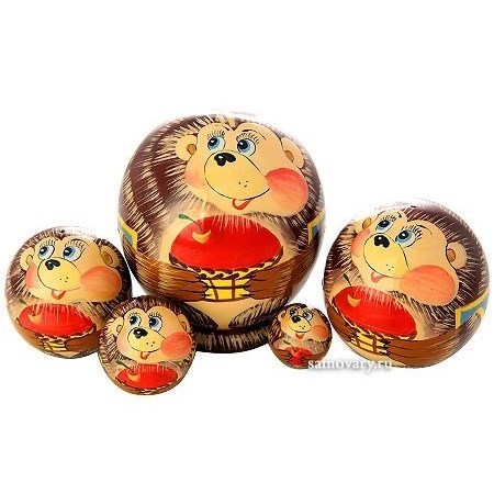 Набор матрешек Ежик