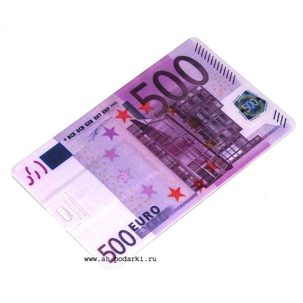 Флешка-кредитка 500 евро