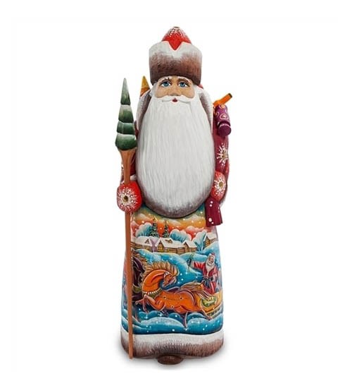 Фигурка Дед Мороз с мешком, 31 см