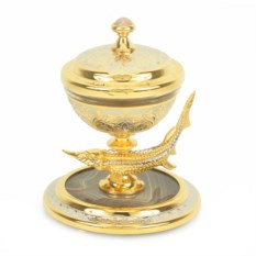 Икорница из агата Стерлядка