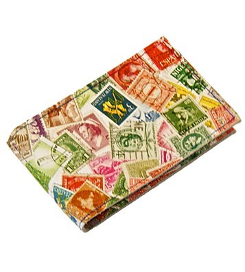 Кожаный держатель для карточек Stamps