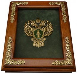 Деревянная ключница Эмблема Прокуратуры