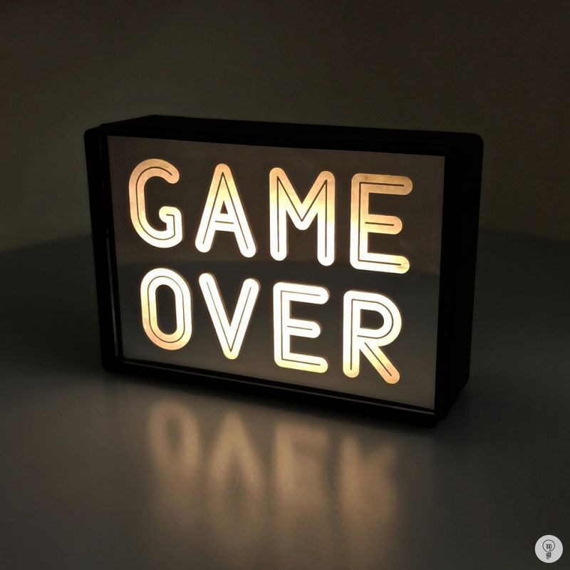Светильник Game Over