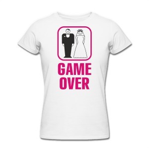 Женская футболка GAME OVER