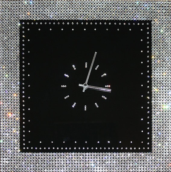 Настенные часы с кристаллами Swarovski Браслет