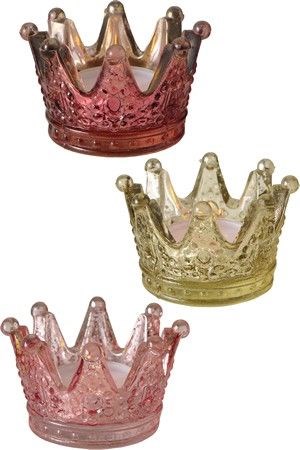Подсвечники для чайных свечей КОРОЛЕВСКОЕ ТРИО, 5 см