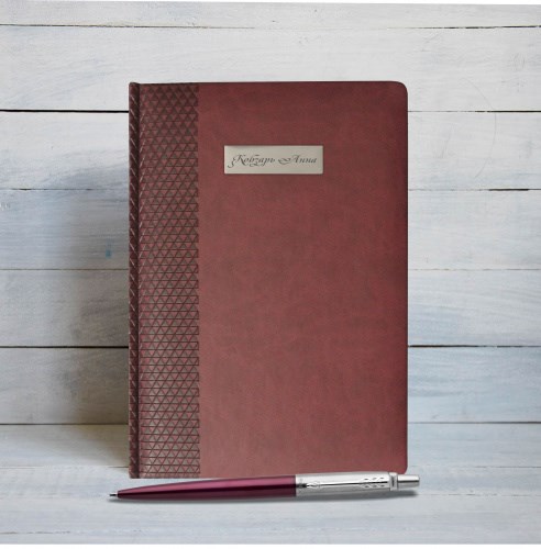 Ежедневник и ручка Parker Jotter Essential Portobello Purple