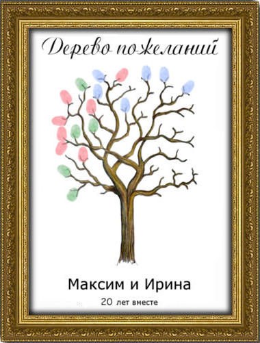 Дерево пожеланий На годовщину отношений