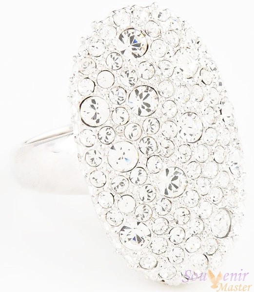 Кольцо с кристаллами Swarovski Анна