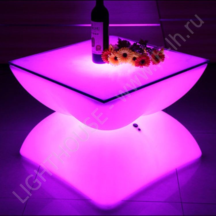 Светящийся LED стол Aubure RGB Accum (под заказ)