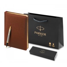 Подарочный набор Parker: ручка Parker и ежедневник А5