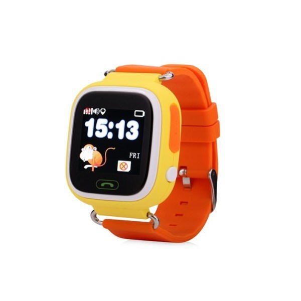 Smart Baby Watch G72 - умные детские часы с GPS, оранжевые