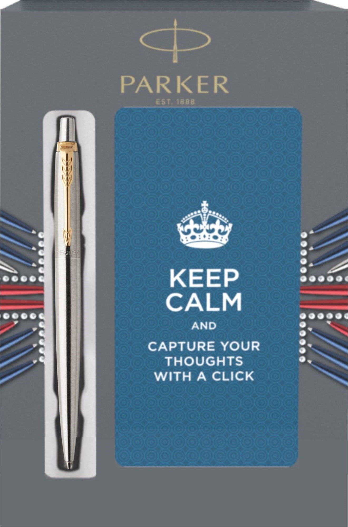 Блокнот и шариковая ручка Parker Jotter Essential