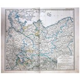 Антикварная карта Северо-восточной Германии