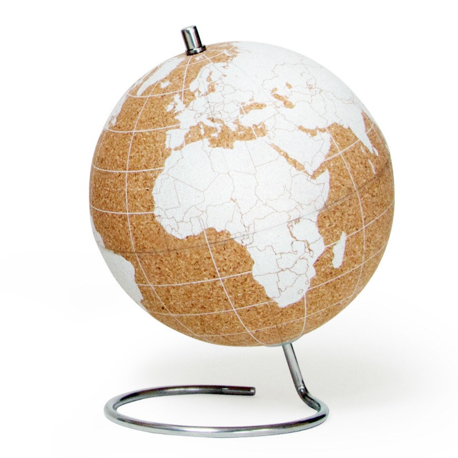 Глобус Cork Globe, белый, диаметр - 14 см